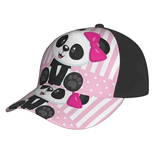 Casquette de baseball réglable noire et blanche style papa hat pour hommes et femmes