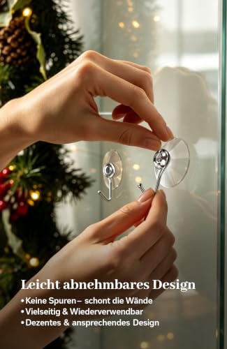 Menz Saugnapf Haken 10er Set, Ø35mm – Ansicht 3