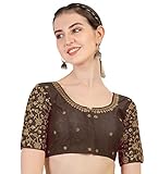 Associé à un sari ou une jupe lehenga et dupatta. 