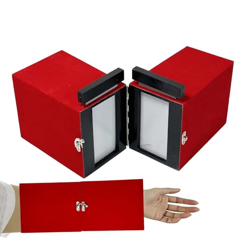 Trucco magico portatile con scatola per braccio rotto, trucco realistico per illusione, oggetto magico compatto con funzione staccabile, accessorio per spettacoli teatrali, strumento per trucchi magic