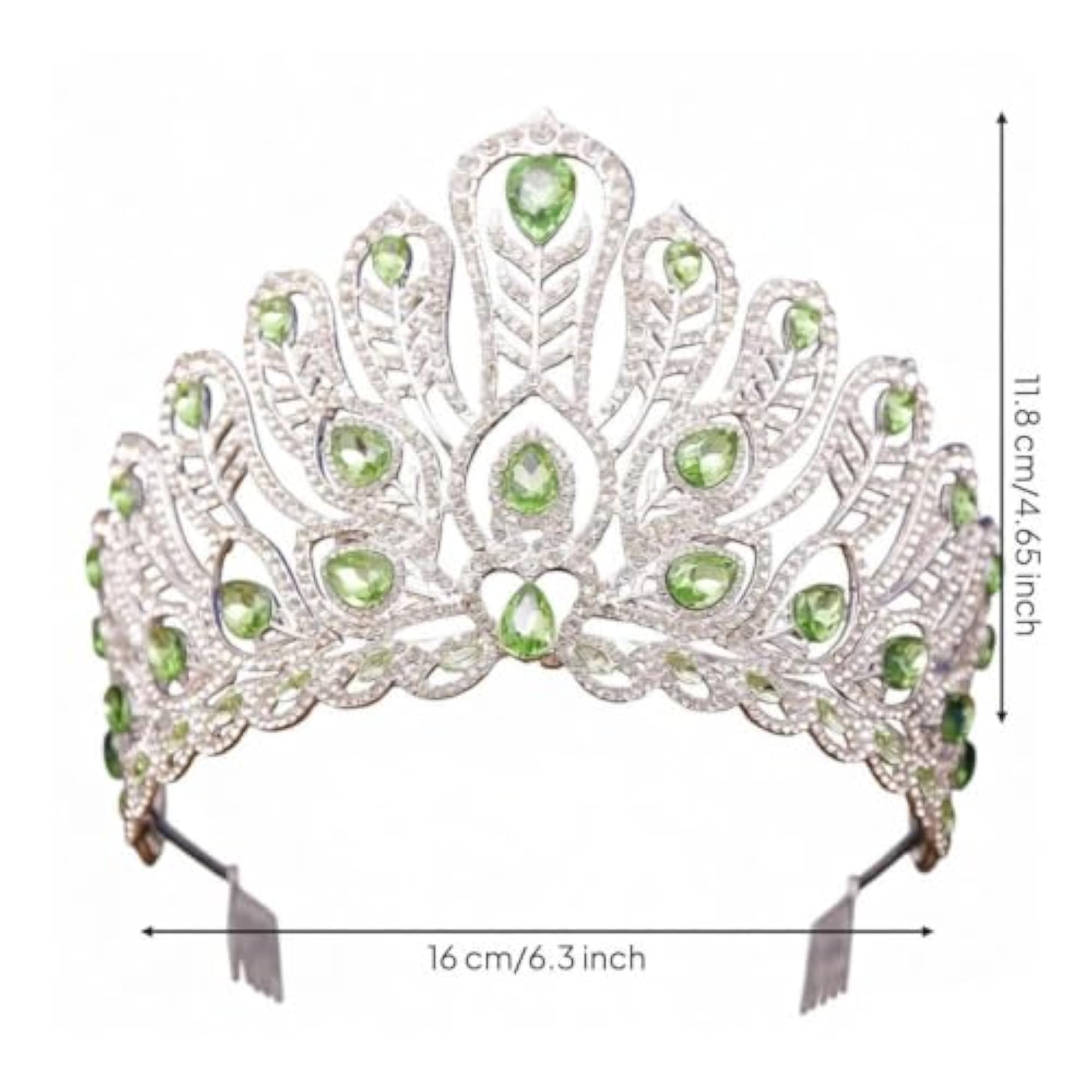 Rhinestone Bridal Headpiece with Comb for Weddings