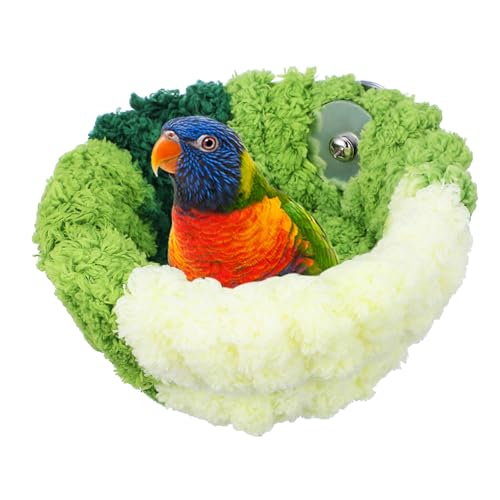 VERDANVERSE Bird Nest Warm Bird Cage Nest for Parrots Cozy Indoor Bird Sleeping Bed with Soft Easy to Install Cage Mount for Comfortable Retreat