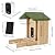 Yungenl Smart Bird Feeder with Camera, Solar Powered with AI Identify Birds Species,Keep Squirrels Away,Instant Arrival Alerts,Cloud Store Videos Ideal Gift for Bird Lovers