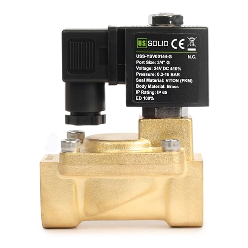 Électrovanne 3/4 laiton 24V DC U.S. Solid normalement fermée G - 2