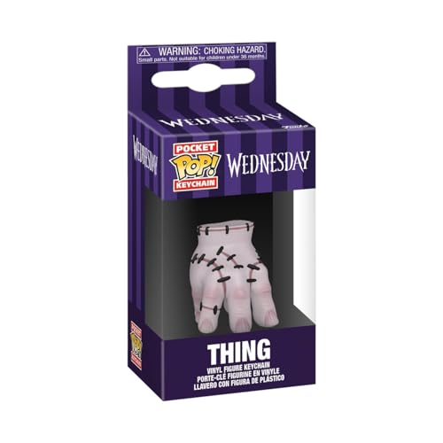 Funko Pop! Keychain: Wednesday Thing Mini Figurine en Vinyle à Collectionner Porte clés Fantaisie Cadeau de Noël Idée de Cadeau - vue 2