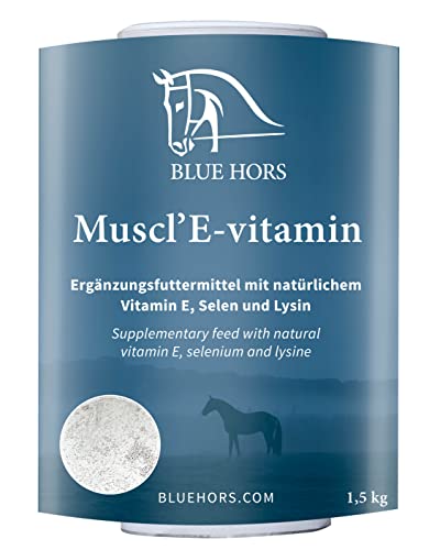 Blue Hors E Vitamin für Pferde | Natürlischem E-Vitamin mit Selen und Lysin | Bessere Restitution | Stärkt die Muskulatur und stimuliert das Immunsystem | Dopingfrei Aufbaufutter Cover