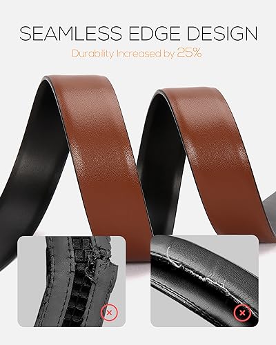 Chaoren Mens Belts Leather - 1.25 Inch Reversible Belts For Men thumb #6