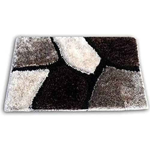 Image of Anti Skid Doormats for Home and Office Entrance Living Room and Bathroom Mats | Entrance Door Mats for Home and Office Entryway. (Black Grey White, 20x32)