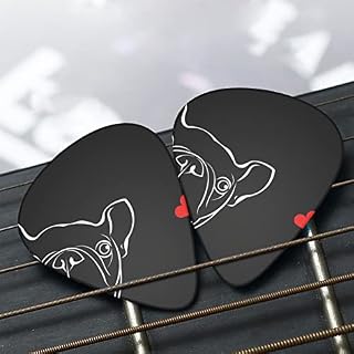 Ensemble de 12 médiators de guitare pour chien bouledogue français pour guitare acoustique, guitare électrique… - Les Beatles, Paul McCartney, John Lennon, RIngo Starr, George Harrison Ensemble de 12 médiators de guitare pour chien bouledogue français pour guitare acoustique, guitare électrique… – Image 7