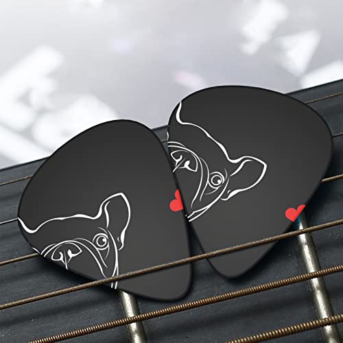 Ensemble de 12 médiators de guitare pour chien bouledogue français pour guitare acoustique, guitare électrique… - Les Beatles, Paul McCartney, John Lennon, RIngo Starr, George Harrison Ensemble de 12 médiators de guitare pour chien bouledogue français pour guitare acoustique, guitare électrique… – Image 8
