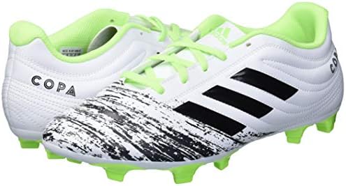 adidas unisex-child Copa 20.4 Firm Ground Soccer Shoe, White/Black/Signal Green, 4.5 | Image 6