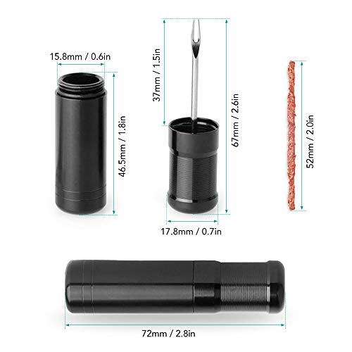 Tiras de pneu, Romacci Kit de reparação de pneus de bicicleta sem câmara de ar Tiras de borracha par