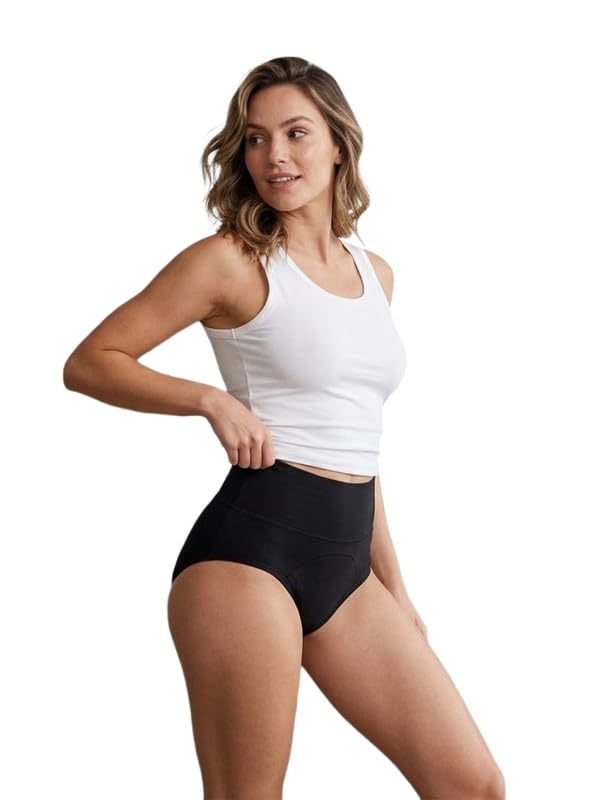 Image of Period Panty For Women | Heavy Flow Period Panty For Girl | LeakProof Period Panties High Absorbency Menstrual Underwear, Soft & Comfortable 2 Years Reusable Quick-Dry & Washable ( Pack Of 1 )
