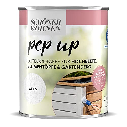 Pep up Outdoor-Farbe shabby vintage (Weiss)