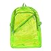 Produktbild Dasongff Transparent PVC Rucksack Schulrucksack, Durchsichtige Bibliothekstasche Studenten Backpack, klare Wasserdichte Schultasche Schoolbag für Schüler Mädchen Damen Herren