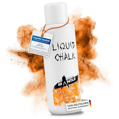Mantle - Liquid Chalk 1 x 100 ml Flüssigkreide Kletterkreide zum Bouldern Klettern Gym Gewichtheben von Profis verwendet