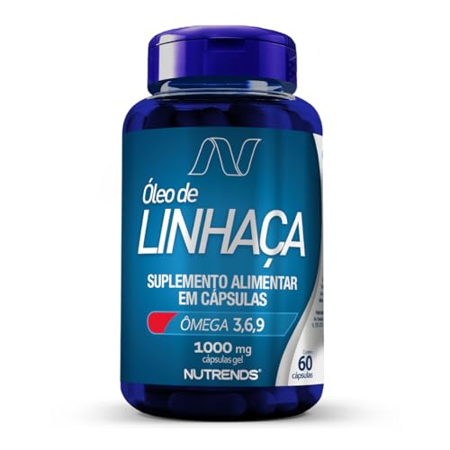 Nutrends Óleo De Linhaça 1000Mg 60 Cápsulas
