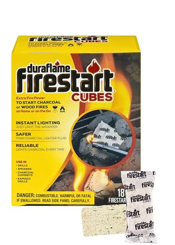Duraflame Firestart Cubes Firelighters, 18 Pack (1...