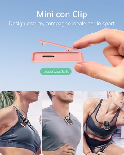 image for Yoton MP3 Player with Bluetooth 5.2, Expandable to 64GB, HiFi-Music, M
