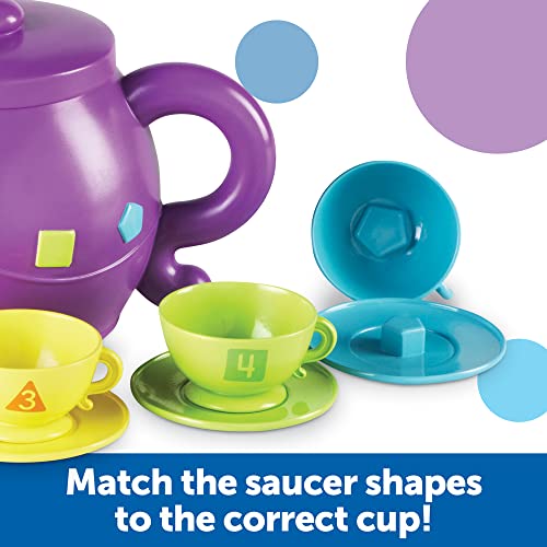 Learning Resources Serving Shapes Tea Set by Learning Resources - Image 3
