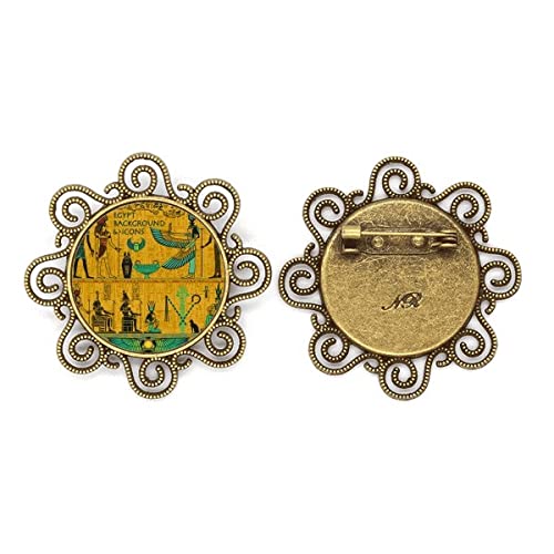 Broche fleur égyptienne bijou cadeau idéal fille anniversaire