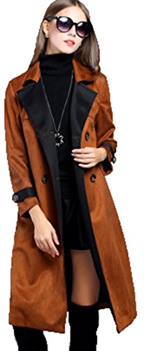 Manteau chaud double fourrure café Yalí XXXL contre le grand froid