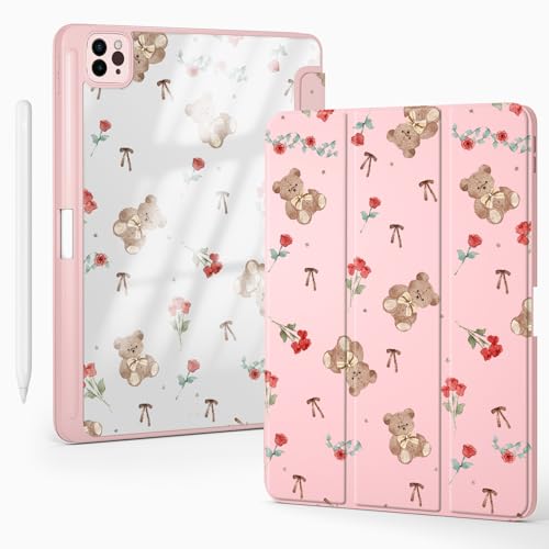 Housse iPad mini 7 rose idéale pour dessiner et travailler en café