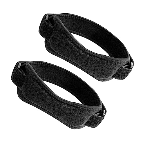 Ipetboom 1Pair Patella Knee Straps Sports Support for Men Women Breathable Neoprene Material for Running Hiking and Joint Protection Black