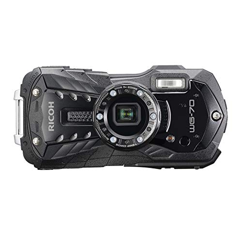 Ricoh WG-70 Black Waterproof...
