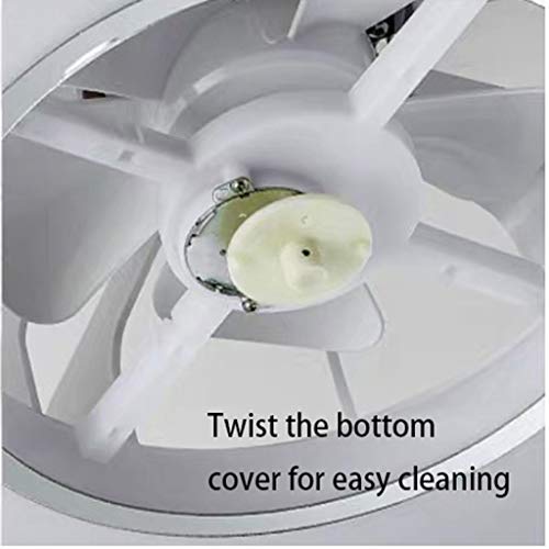 Ventilador de techo con lámpara de cristal de 60 cm para dormitorio 7