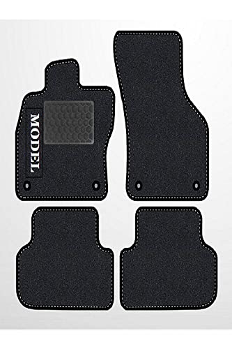 tmpo23223 1996-2001 -HATCHBACKSiyah Halı Gri Kenar Bordo Dikiş Pet Topuk Honda Civic EK ile uyumlu