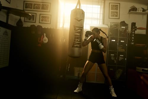 Everlast Envoltório de mão de boxe, lavável na máquina, saco de treino e artes marciais, vermelho, b