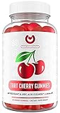Purefinity Tart Cherry Gummies – RawTart Cherry Extract Gummy Alternative to Tart Cherry Capsules, Juice, Pills - Advanced Uric Acid Cleanse, Powerful Antioixidant w/ Joint Support - 60 Vegan Gummies