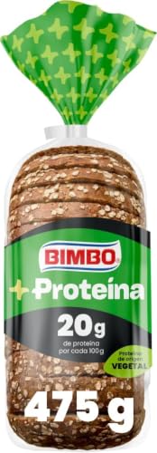 Bimbo Pan de Molde con Proteína, 475 g (20 g de proteína por cada 100 g)