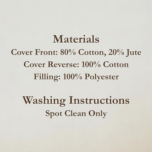 Boho Living Jada Decorative Throw, Includes Accent, Premium Woven Design, Living Room Décor, (1) 20" x 20" Pillow Cover with Insert, White - Image 7