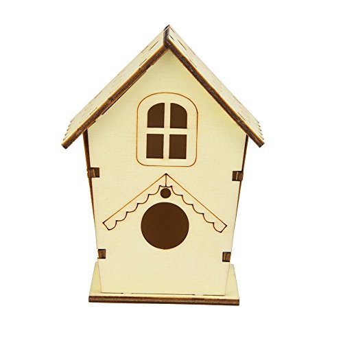 jieGorge Easter, Home AccessoriesDIY Nest Dox Nest House Bird House Bird House Bird Box Bird Box Wooden Box, Khaki