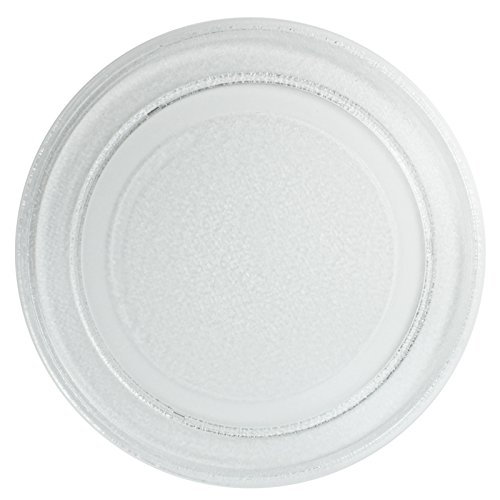 SPARES2GO Universal Smooth Glass Microwave Oven Turntable Plate (245mm)