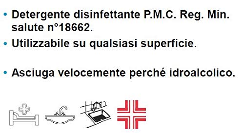 Disinfettante Superfici Igienizzante Pronto Uso Con Presidio Medico Chirurgico Idroalcolico - Allegrini - Sandik - 12 Flaconi 750ml - 9lt Totali