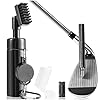 Wynaura Pro Golf Club Cleaner Brush with Golf Groove Sharpener Tool Suitable for U & V-Grooves 8 Inches Golf Water Brush with Retractable Clip Hold 5oz of Water Perfect Golf Accessories for Men/Women