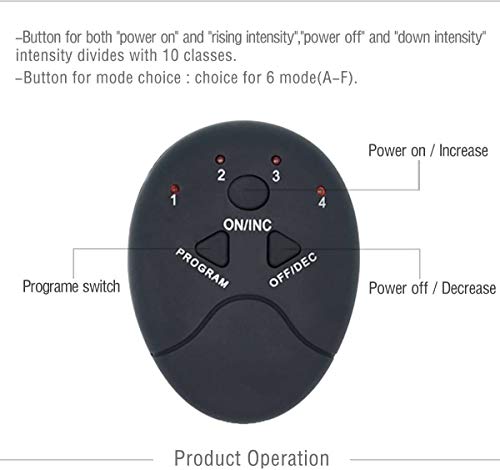 Jojomoon Ems Muscle Stimulator Abdominal Toning Belt, Abs Training Waist Trimmer Belt Wireless Ab Trainer Fitness Equipment For Men Woman Abdomen/Arm/Leg Home Office Exercise Black #TOP4