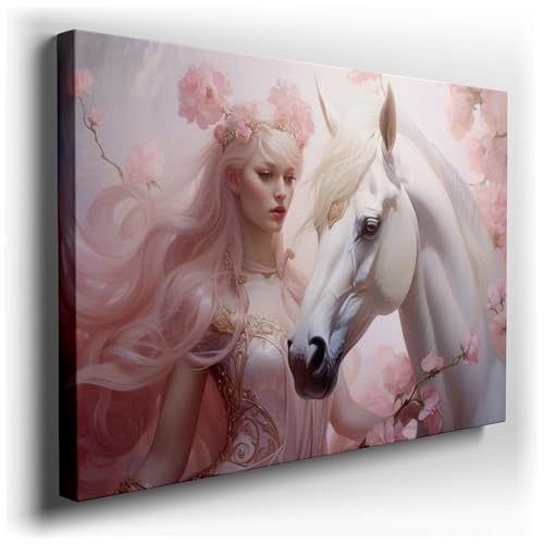 Canvas for Living room. Enchanted Elegance in Bloom � A