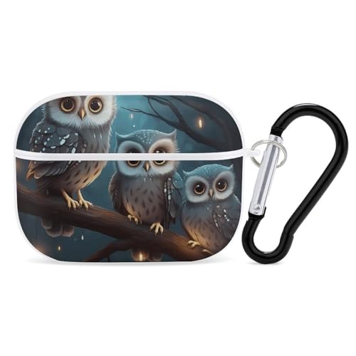 Airpod Pro ��2����/��1����t�N���E�I���c���[�P�[�X�J�o�[ �ϏՌ��ی�P�[�X �L�[�`�F�[�������O�t�� ���h�~ �n�[�h PC �t���h���b�v �w�b�h�t�H���P�[�X �j�����p �z���C�g