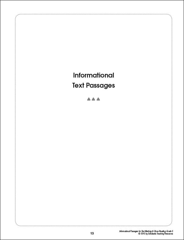Informational Passages for Text Marking & Close Reading: Grade 5: 20 Reproducible Passages With Text-Marking Activities That Guide Students to Read Strategically for Deep Comprehension - Image 8