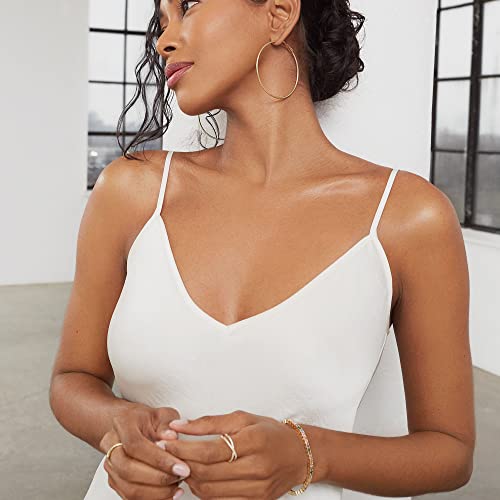 Image of PAVOI Gold Hoop Earrings for Women, 14K Gold Plated Paddle-Back Hoops