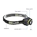 PerGar Headlights for Forehead, Interaction Zoom Front Light, Strong Brightness Front Headlamp, Built in Battery USB Charging Headlamp