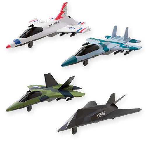 United Sates Air Force 4-Pack Toy Jet Squadron Die Cast