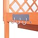 PetalPine Outdoor Potting Bench & Wooden Gardening Work Station Planting Table with Metal Tabletop, Drawer, Storage, and Hooks