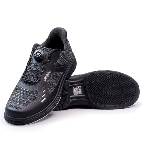 KR Strikeforce Jet FT Black/Red/Grey Right Hand Only Men's Performance Bowling Shoe (Black/Silver, US Footwear Size System, Adult, Men, Numeric, Wide, 11.5)