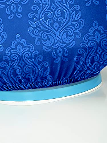Image of Cortina Self Design Water Can Cover | Dispenser Bottle Protector | Polyester Material | Elastic Closure | Environmental Friendly | Digitally Printed | 45cm x 42cm x 43cm | 20 Liters | Blue 3