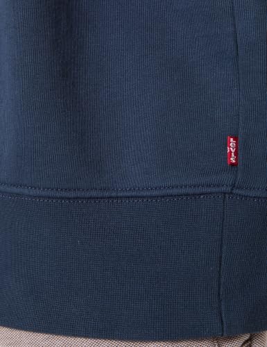 Levi's Herren Big ORIGINAL HM Crew T-Shirt, COOL Logo Navy Blazer Body WHITELOGO, 2XL – Ansicht 4